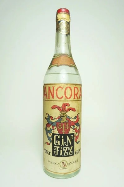 AncoraGinFizzDryGin–1950s(ABVNotStated,70cl)
