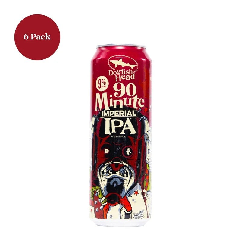 DogfishHead90MinuteImperialIPABeer6pk12flozBottles