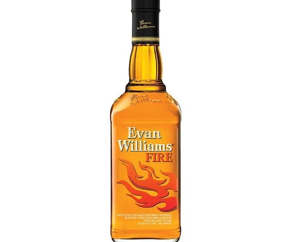 EvanWilliamsFireFlavoredWhiskey750ml–UptownSpirits