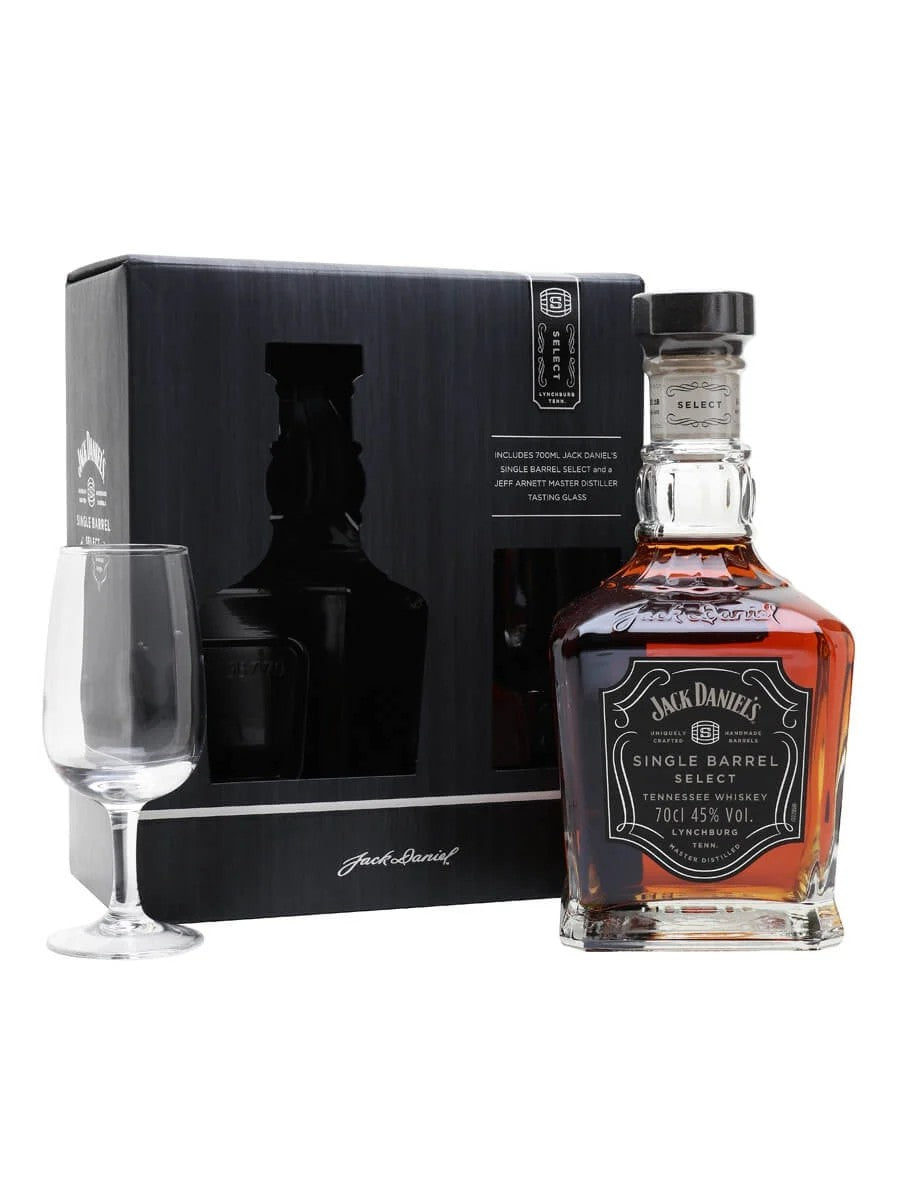JackDanielsSingleBarrelWhiskey+NosingGlass–Con’sLiquor