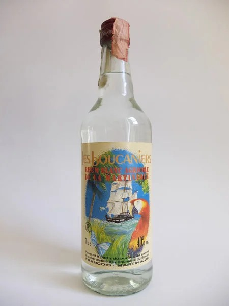 LesBoucaniersRhumBlancAgricoledelaMartinique–1980s(40%,70cl