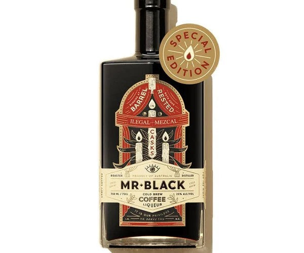 MrBlackIlegalMezcalBarrelRestedCoffeeLiqueur750ml–UptownSpirits