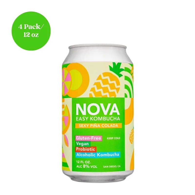 NovoSexyPinaColadaRTDCocktail4pk12floz