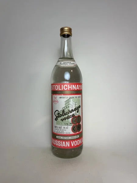 StolichnayaSovietVodka–1980s(40%,75cl)