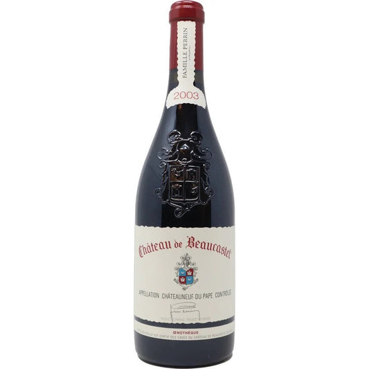 2003ChateaudeBeaucastelChateauneuf-du-pape–PERRINE’sWINESHOP