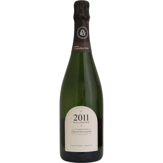 2011PhilippeGonetGrandCru“Millésime”BlancdeBlancs,Champagne,–PERRINE’sWINESHOP