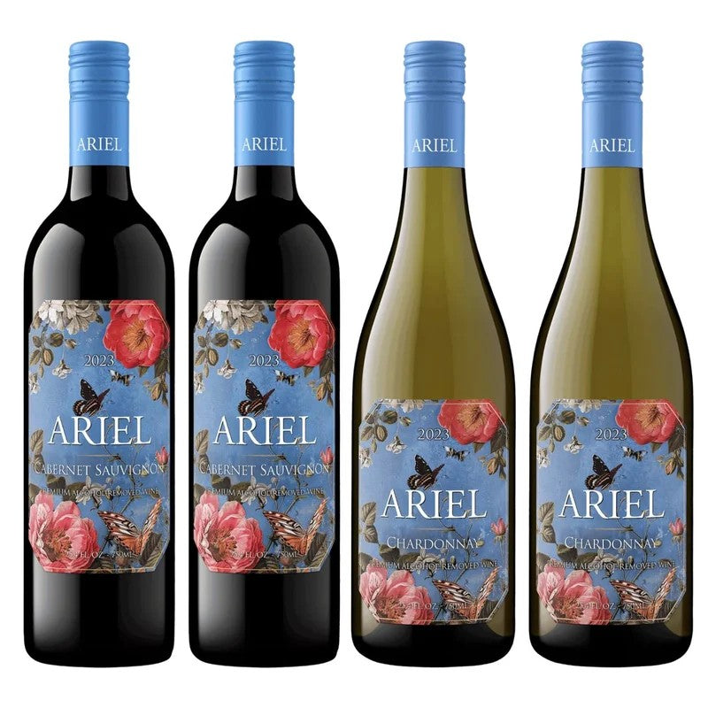 ArielVariety4-BottleSet|Non-AlcoholicCab&Chard