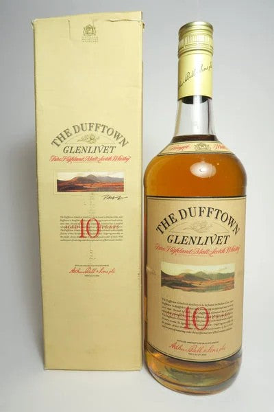 ArthurBell’sDufftownGlenlivet10YOPureMaltScotchWhisky–1980s