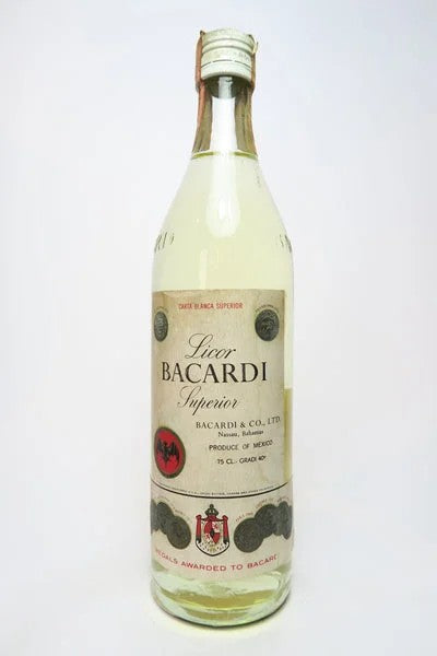 BacardiLicorSuperiorCartaBlanca–1960s(40%,75cl)
