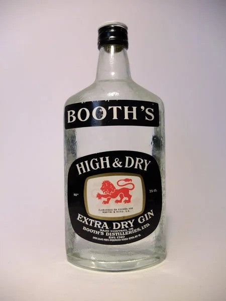 Booth’sHigh&DryExtraDryGin–1970s(40%,75cl)