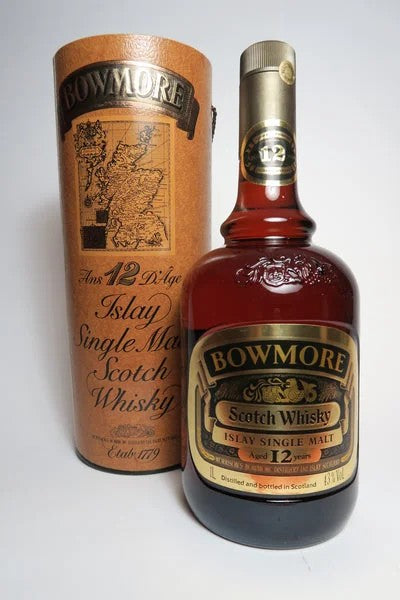 Bowmore12YOIslaySingleMaltWhisky–1980s(43%,100cl)