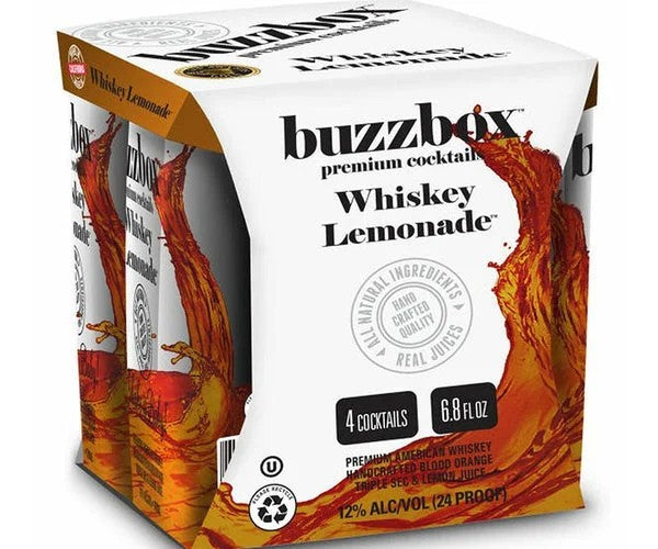 BuzzboxWhiskeyLemonadeCocktails4/200ml–UptownSpirits