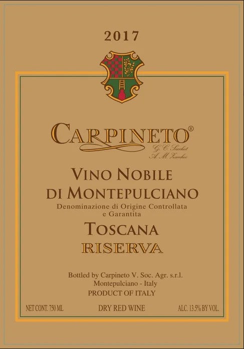CarpinetoVinoNobilediMontepulcianoReserva2018Italy–WesternReserveWines