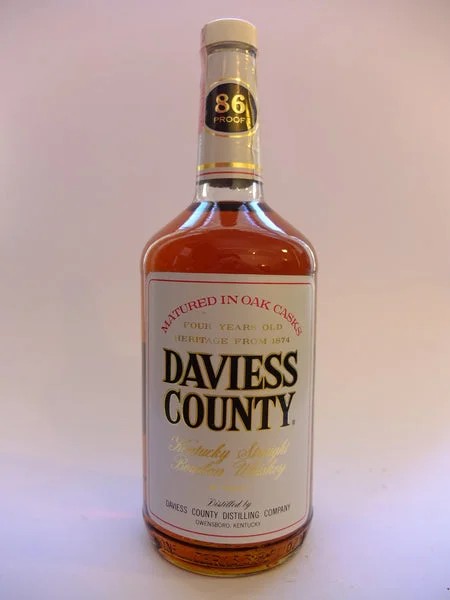 DaviessCountry4YOKentuckyStraightBourbonWhiskey–1978(43%,94.6
