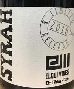 ElquiWinesSyrah2017ElquiValleyCoquimboChile–WesternReserveWines