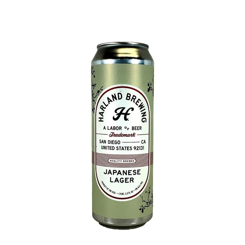 HarlandBrewingJapaneseLager19.2ozCan