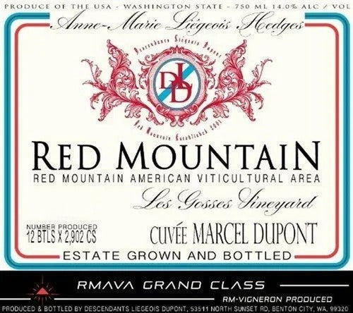 HedgesRedMountainCuveeMarcelDupontSyrah750ml