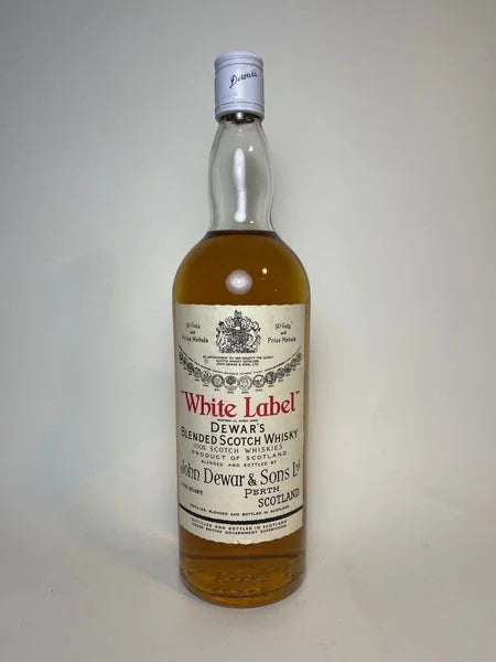 JohnDewar’sWhiteLabelBlendedScotchWhisky–1970s(ABVNotStated