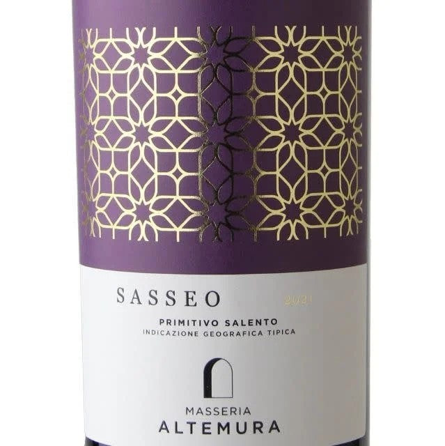 MasseriaAltemuraSasseoPrimitivo2020Salento,SouthernItaly,Italy–WesternReserveWines