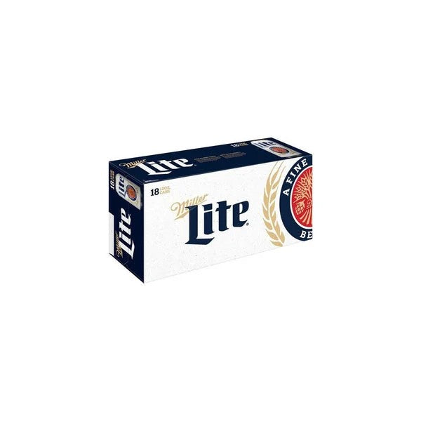 MillerLite12oz18PackCans