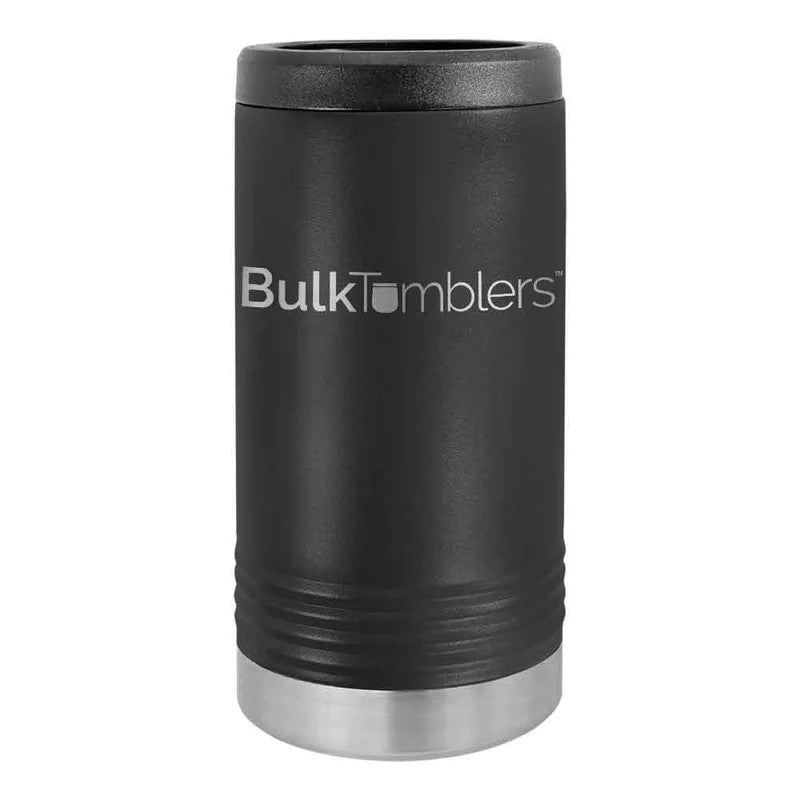 PromoPersonalizedSkinnyBeverageHolderforSlimCanwLogoLaserEn—BulkTumblers
